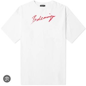 NWT Balenciaga Men’s White Shirt